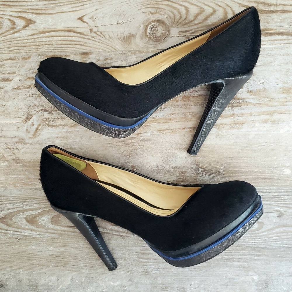 Cole Haan Nike Air Calf Hair Platform Heel Chelsea